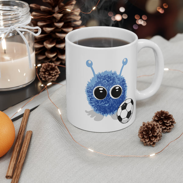 Dream Big Fuzzy Soccer Mug