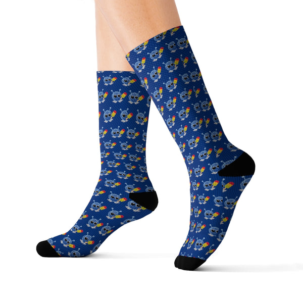 Crazy Socks: Fuzzy Popsicle