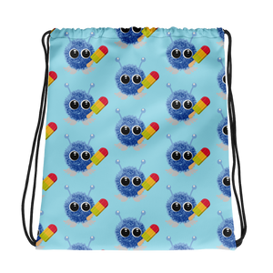 Drawstring bag: Popsicle Fuzzy Aqua